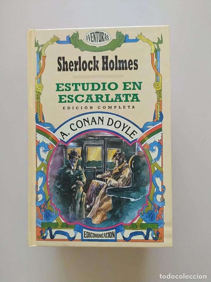 Libros de segunda mano: ESTUDIO EN ESCARLATA - SHERLOCK HOLMES/ ED. COMPLETA - Foto 1