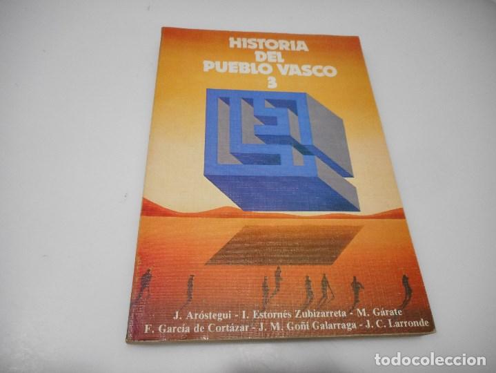 Libros de segunda mano: VV.AA Historia del pueblo vasco 3 Q2733A - Foto 1