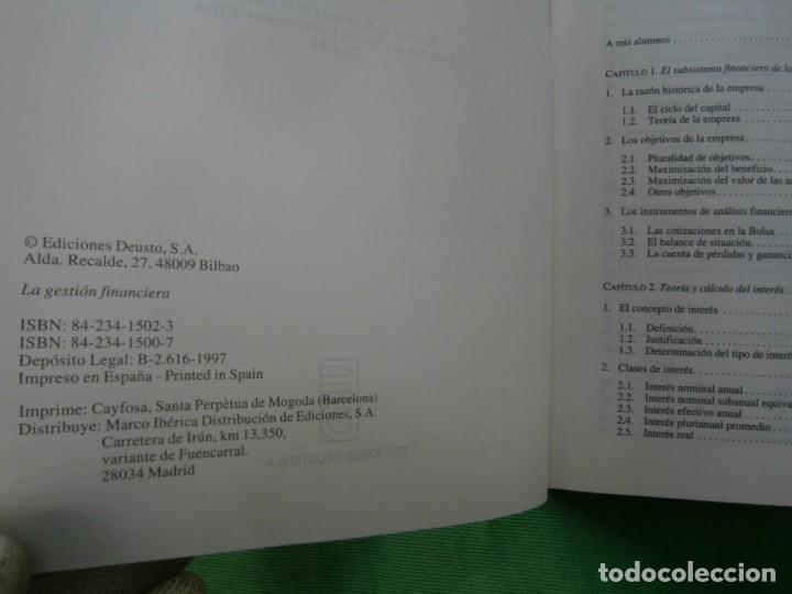 Libros de segunda mano: LA GESTI&Oacute;N FINANCIERA, JAIME LORINS - Foto 3