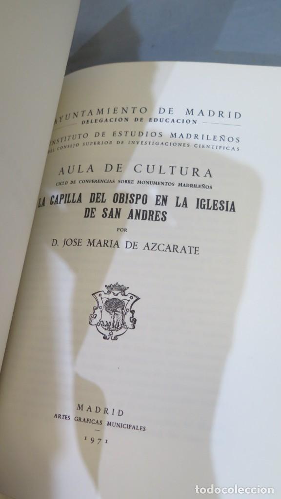 Libros de segunda mano: MONUMENTOS MADRILE&Ntilde;OS. CICLOS DE CONFERENCIAS. 2 TOMOS - Foto 9