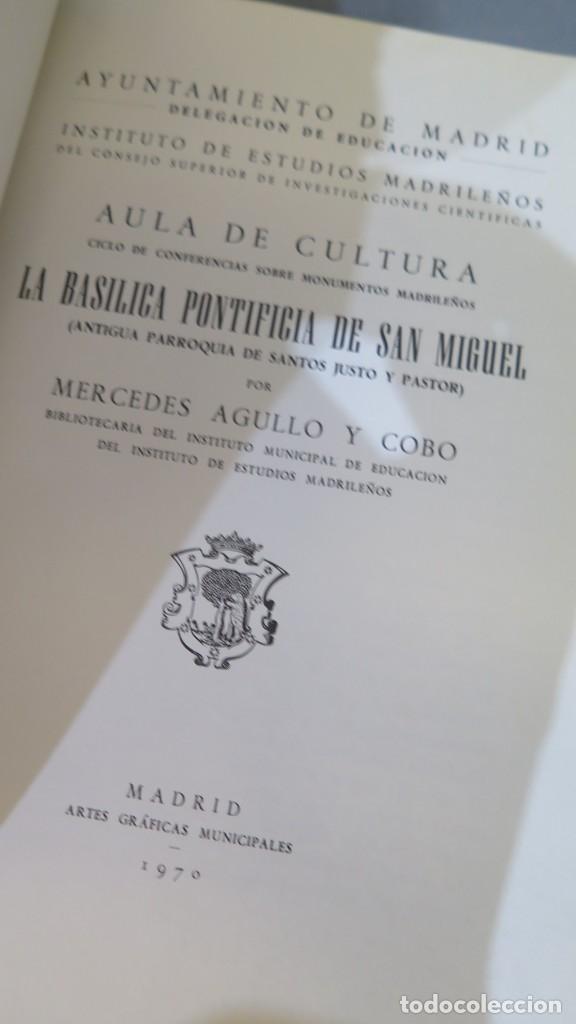 Libros de segunda mano: MONUMENTOS MADRILE&Ntilde;OS. CICLOS DE CONFERENCIAS. 2 TOMOS - Foto 14