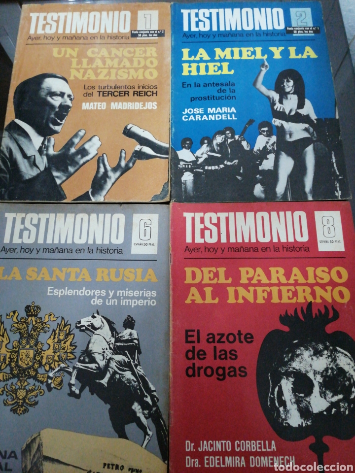 Libros de segunda mano: 7 revistas Testimonio, Ed. Bruguera - Foto 2