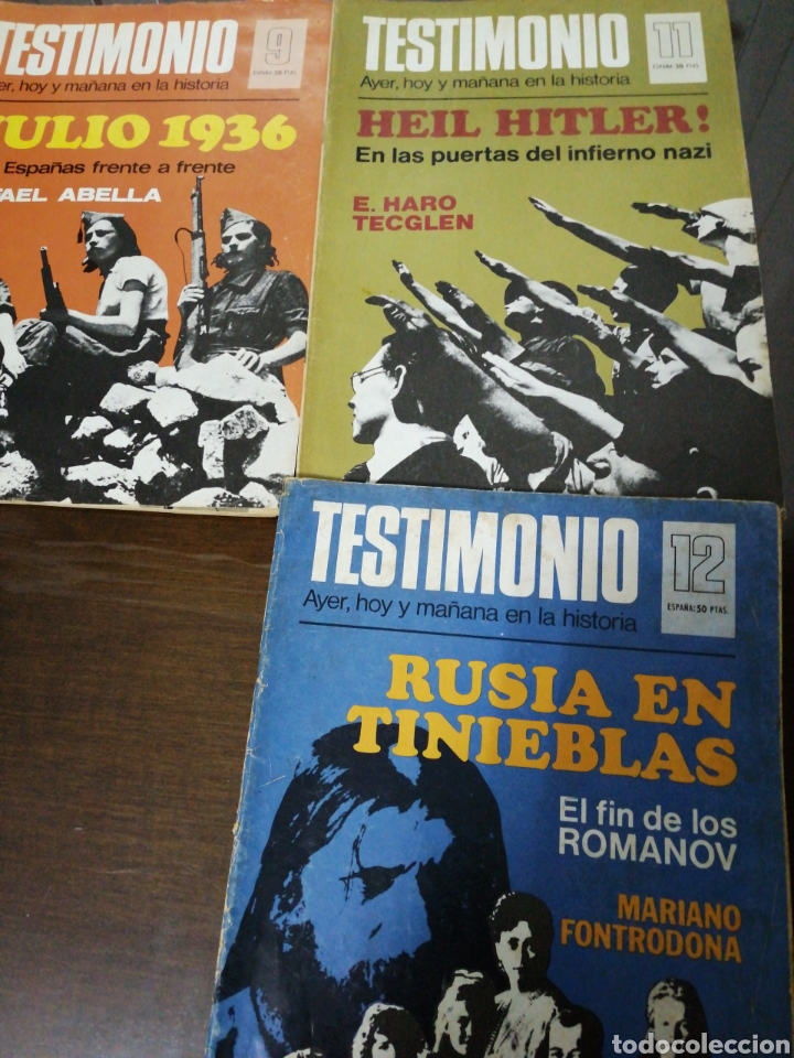 Libros de segunda mano: 7 revistas Testimonio, Ed. Bruguera - Foto 3
