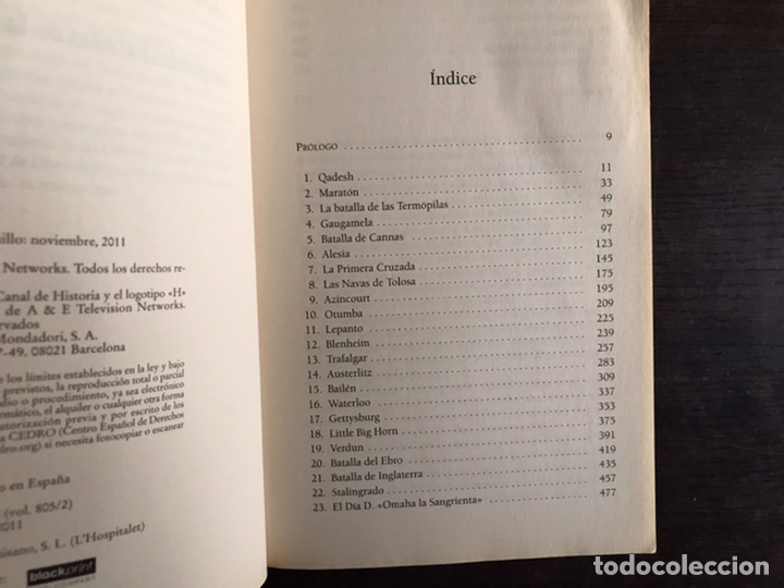 Libros de segunda mano: Las Grandes batallas de la historia. Debolsillo - Foto 3