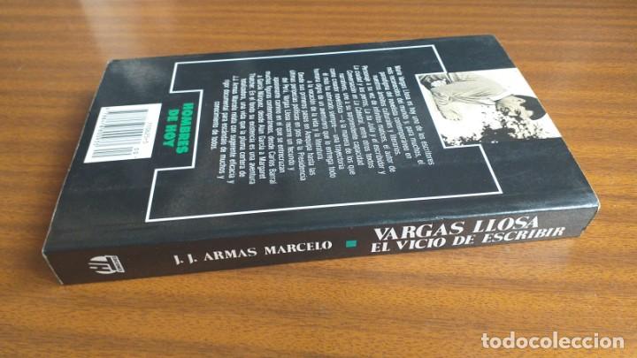 Libros de segunda mano: Vargas Llosa &bull; El vicio de escribir --- J. J. Armas Marcelo / Dedicatoria - Foto 10