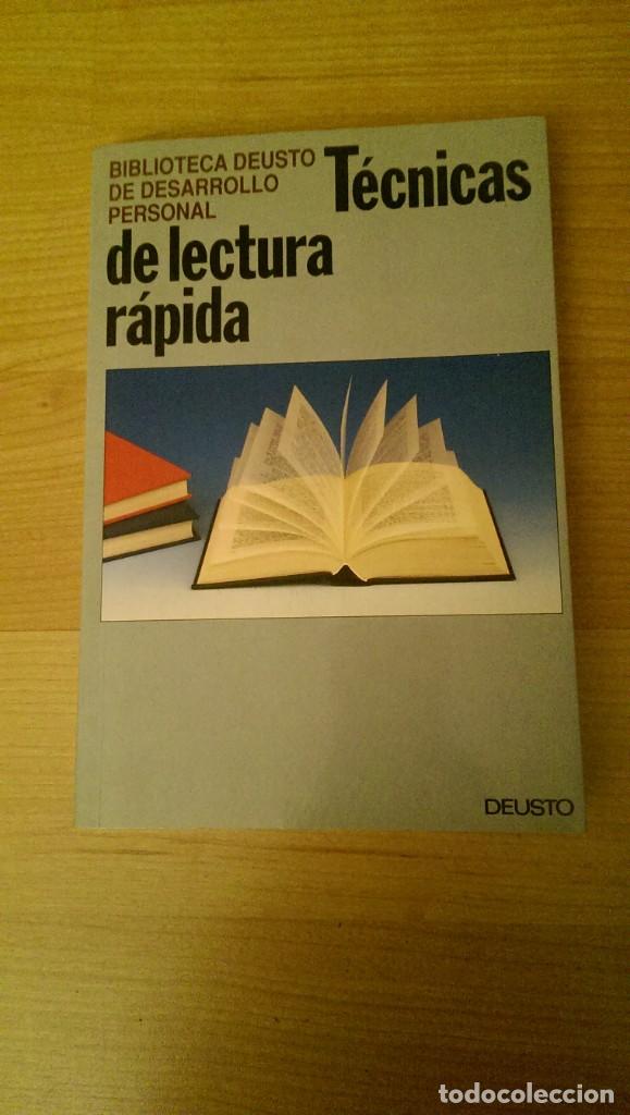 Libros de segunda mano: LIBRO &laquo;T&Eacute;CNICAS DE LECTURA R&Aacute;PIDA&raquo; - Foto 1