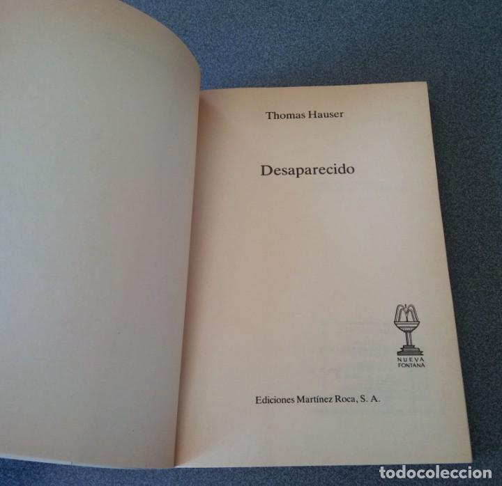 Libros de segunda mano: Desaparecido Thomas Hauser - Foto 3