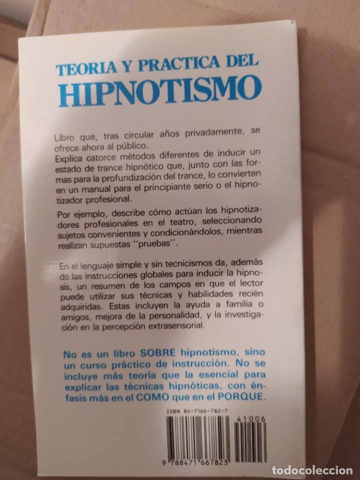 Libros de segunda mano: TEORIA Y PRACTICA DEL HIPNOTISMO - Foto 2