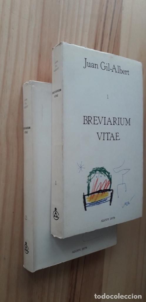 Libros de segunda mano: BREVIARIUM VITAE (2 TOMOS) - JUAN GIL ALBERT - Foto 2