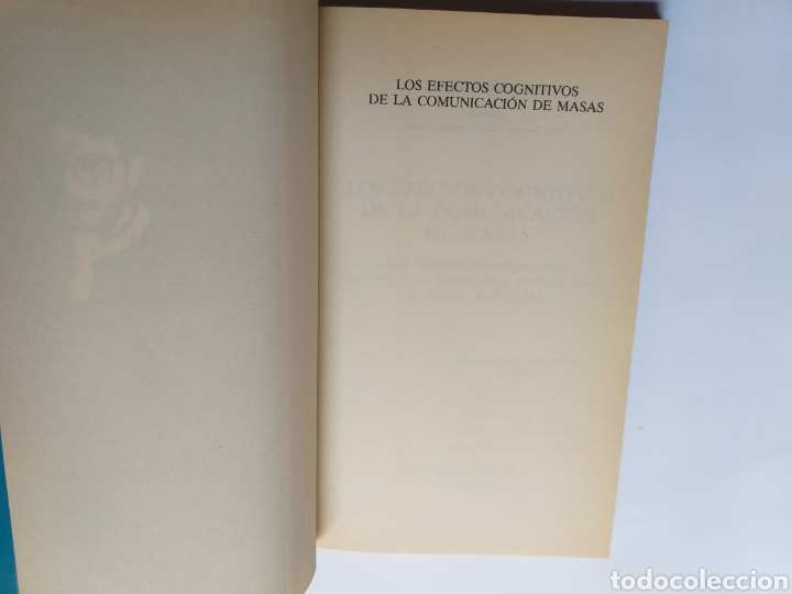 Libros de segunda mano: Los efectos cognitivos de la comunicaci&oacute;n de masas Enric Saperas - Foto 8