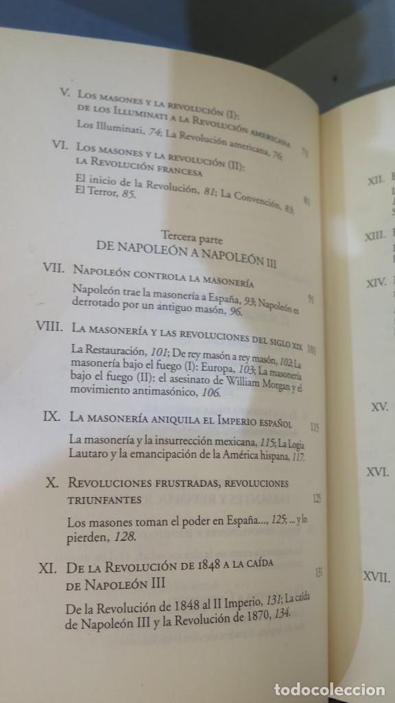 Libros de segunda mano: LOS MASONES. CESAR VIDAL - Foto 3
