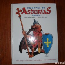 Libros de segunda mano: LIBRO HISTORIA DE ASTURIAS DIBUJADA. Lote 218402791