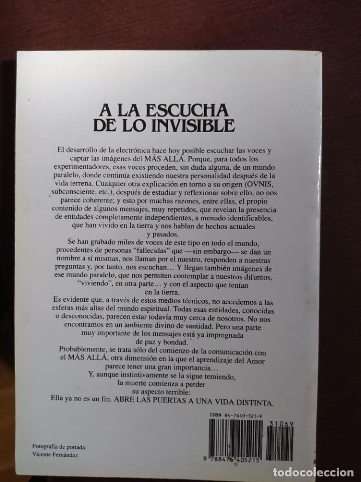 Libros de segunda mano: A LA ESCUCHA DE LO INVISIBLE PSICOIMAGENES DESCATALOGADO - Foto 2
