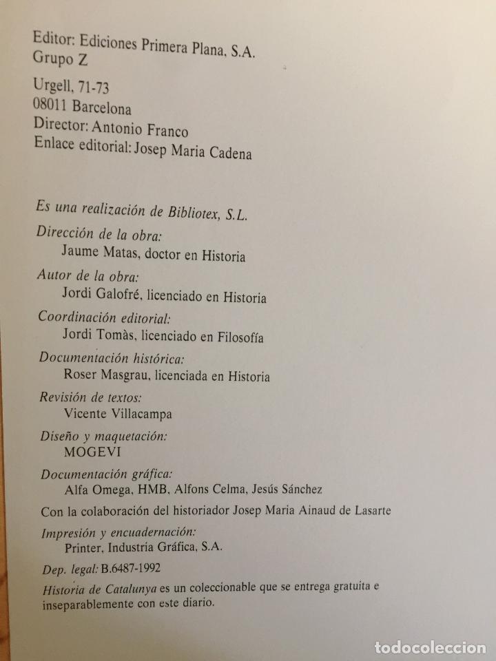 Libros de segunda mano: Historia de Catalunya - Foto 3