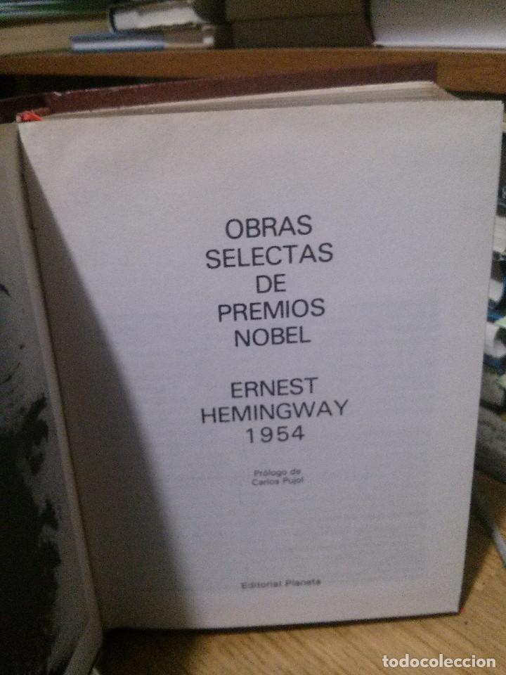 Libros de segunda mano: OBRAS DE PREMIOS NOBEL, ERNEST HERMINGWAY 1954, PLANETA - Foto 2