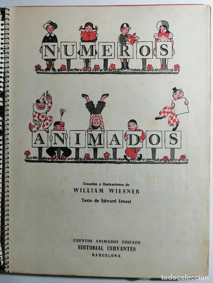 Libros de segunda mano: N&Uacute;MEROS ANIMADOS. WILLIAM WIESNER. 1950. - Foto 2