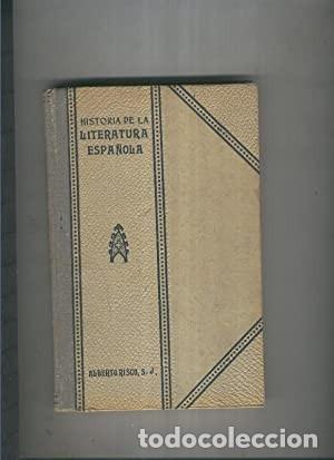 Libros de segunda mano: Historia de la Literatura Espa&ntilde;ola y Universal. Alberto Risco - Foto 1