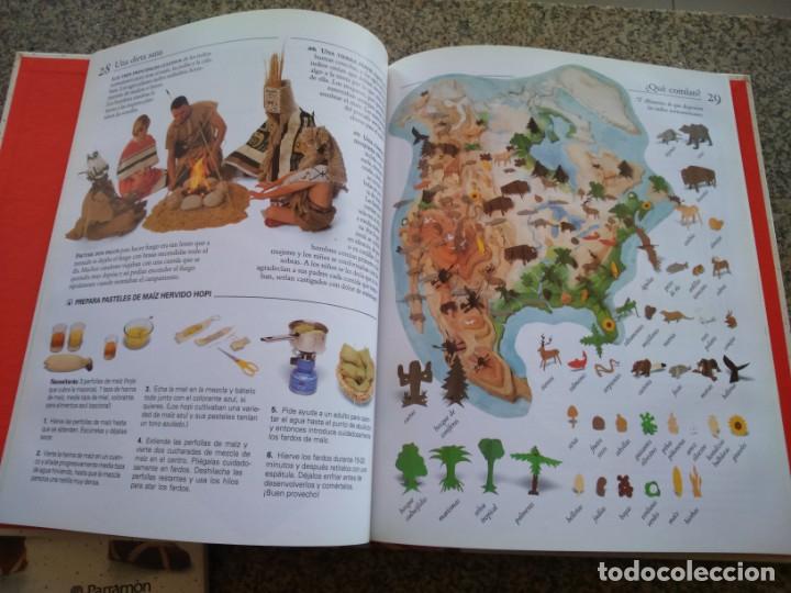 Libros de segunda mano: ACERCATE A LA HISTORIA -- INDIOS NORTEAMERICANOS -- PARRAMON 1997 -- - Foto 2