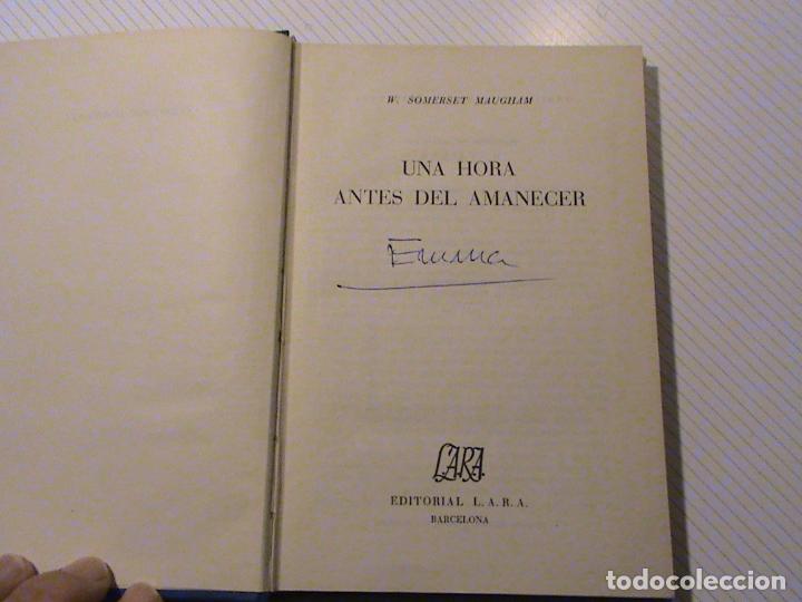 Libros de segunda mano: Una hora antes del amanecer. (W. Somerset Maugham) - Foto 1