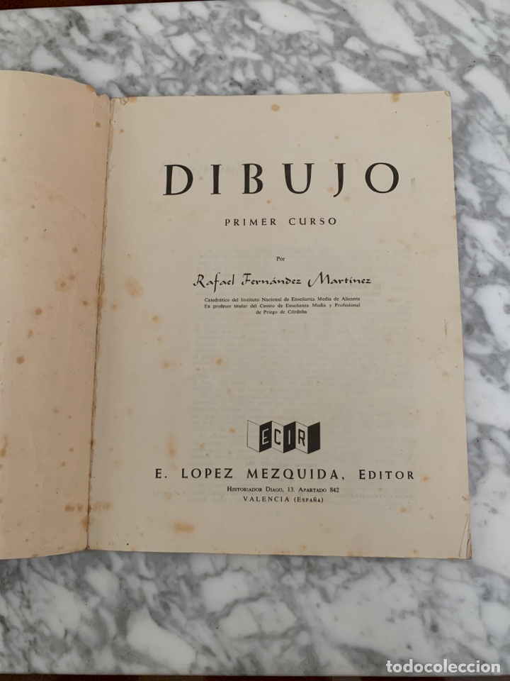 Libros de segunda mano: Dibujo Primer Curso - 1964 - Foto 2