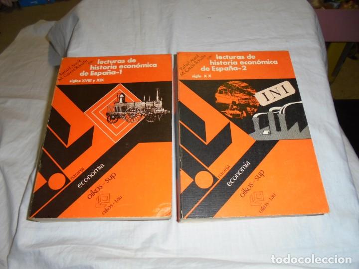 Livres d'occasion: LECTURAS DE HISTORIA ECONOMICA DE ESPA&Ntilde;A 2 TOMOS SIGLO XVIII Y XIX Y SIGLO XX.RAFAEL ARACELI Y M.GAR