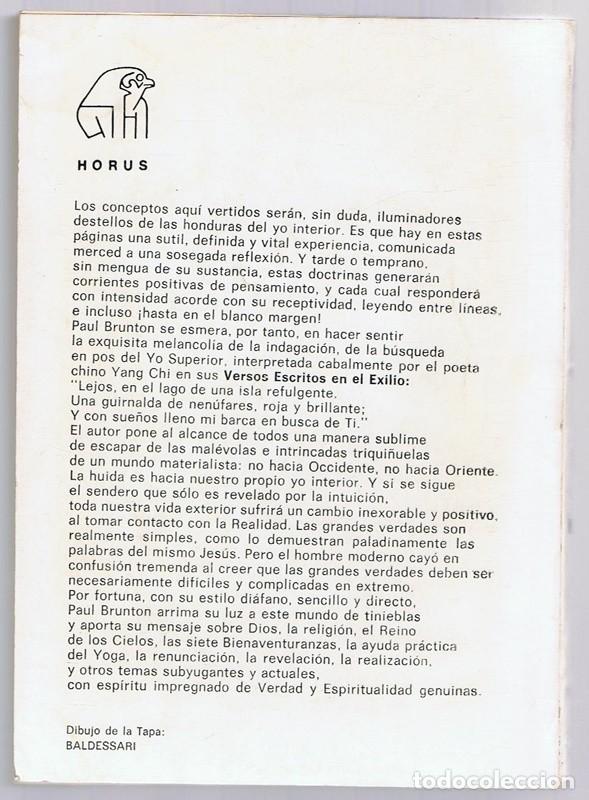 Libros de segunda mano: LA REALIDAD INTERIOR PAUL BRUNTON - Foto 2