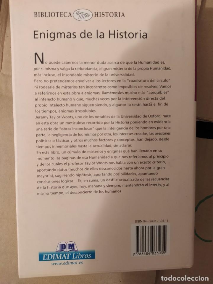 Libros de segunda mano: ENIGMAS DE LA HISTORIA JEREMY TAYLOR - Foto 2
