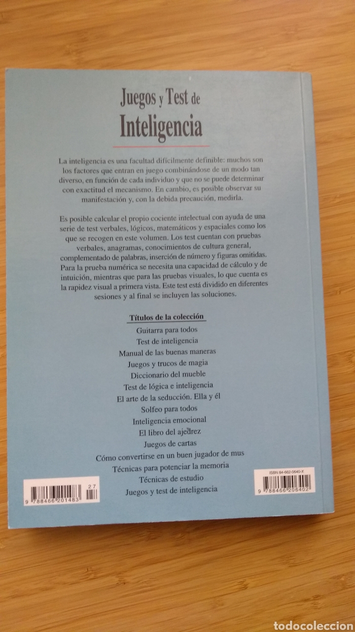 Libros de segunda mano: Juegos y test de inteligencia - Donatella Bergamino - Foto 2