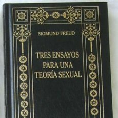 Libros de segunda mano: TRES ENSAYOS PARA UNA TEORÍA SEXUAL - SIGMUND FREUD - GRANDES PENSADORES - RBA 2002 - VER INDICE