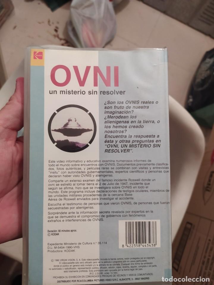 Libros de segunda mano: VHS OVNI UN MISTERIO SIN RESOLVER DESCATALOGADO - Foto 2