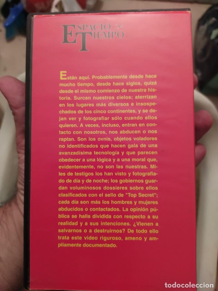 Libros de segunda mano: VHS ESPACIO Y TIEMPO LOS OVNIS DESCATALOGADO - Foto 2