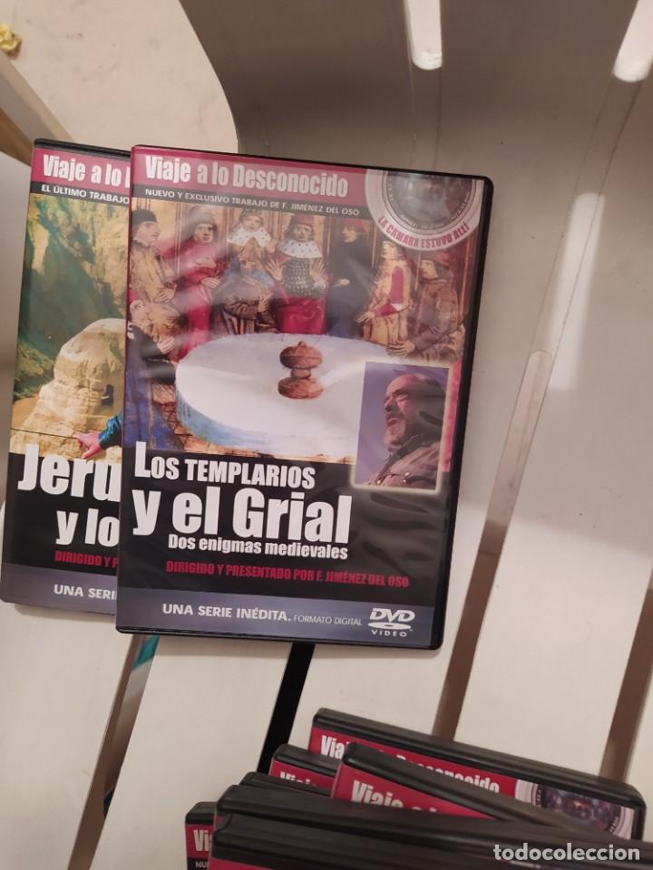Libros de segunda mano: DVD VIAJE A LO DESCONOCIDO LOS TEMPLARIOS Y EL GRIAL - Foto 1