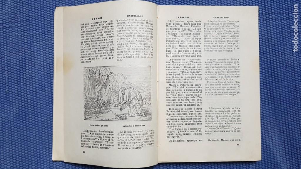 Libros de segunda mano: Historia Sagrada en dialecto Pem&oacute;n (lengua Caribe) - Foto 3