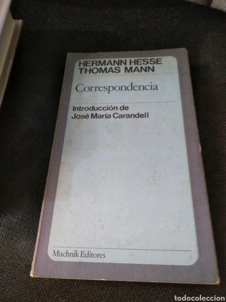 Libros de segunda mano: CORRESPONDENCIA HERMANN HESSE THOMAS MANN - Foto 1