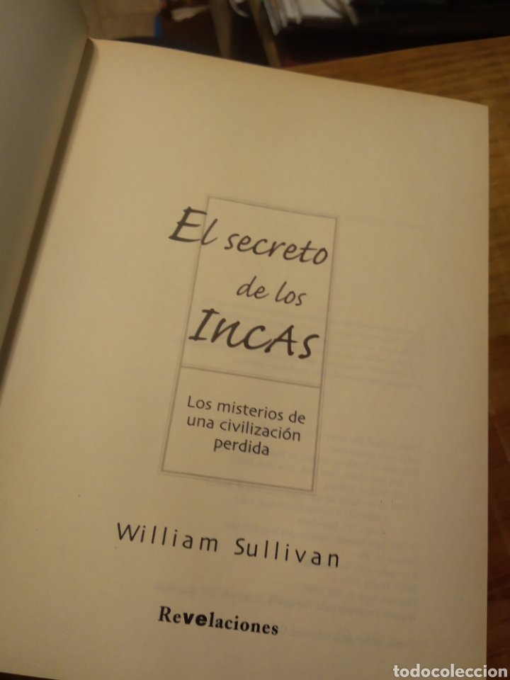 Libros de segunda mano: EL SECRETO DE LOS INCAS. WILLIAM SULLIVAN #5349 - Foto 4