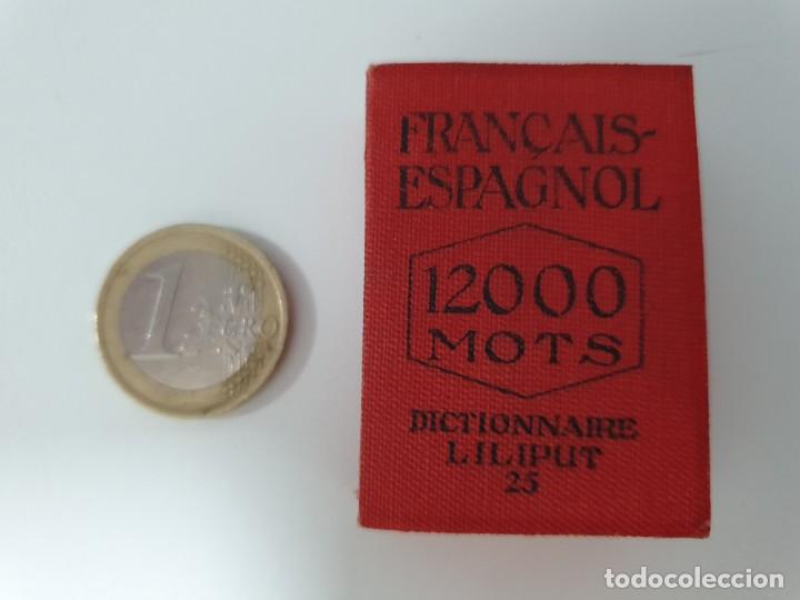 Libros de segunda mano: Diccionario Liliput - fran&ccedil;ais/espa&ntilde;ol - 25 - funda original met&aacute;lica - Liepzig