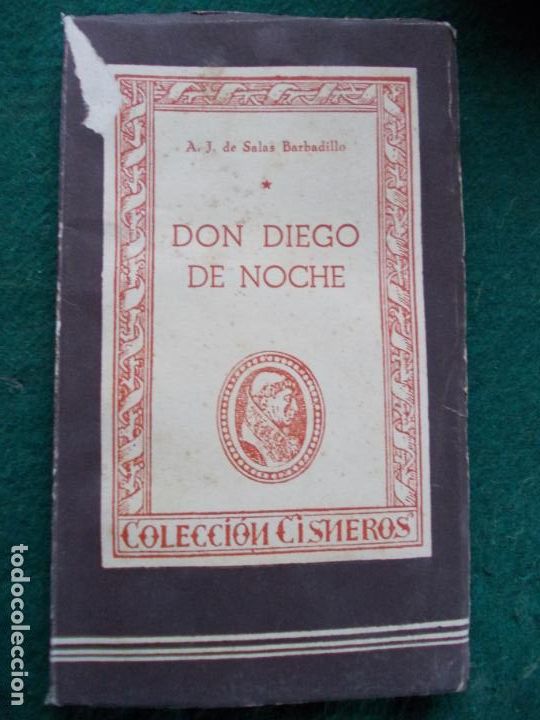 Libros de segunda mano: COLECCI&Oacute;N CISNEROS DON DIEGO DE NOCHE - Foto 1