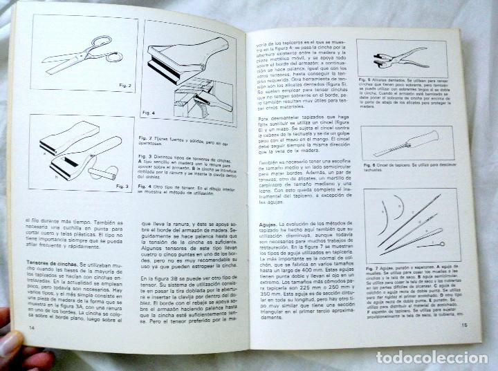 Libros de segunda mano: Libro Vintage: Practica del tapizado, C. Howes, CEAC 1980 - Foto 4