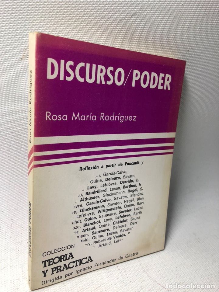 Libros de segunda mano: DISCURSO/PODER - ROSA MARIA RODRIGUEZ - ED. EDE - Foto 1