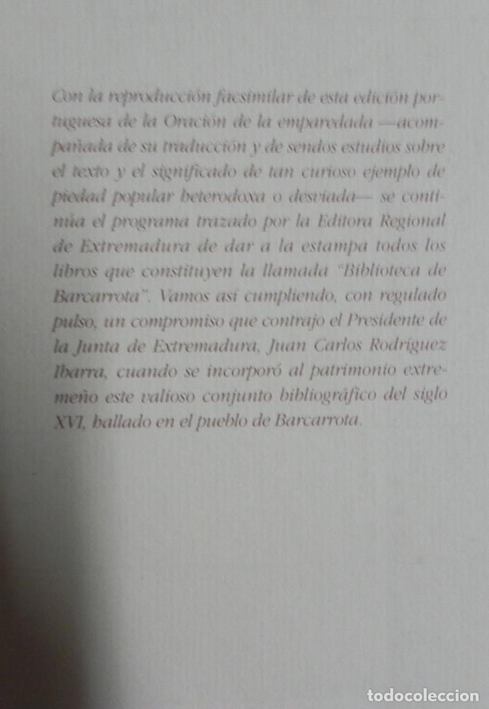 Libros de segunda mano: La muy devota oraci&oacute;n de la emparedada. Libro+facsimil - Foto 4