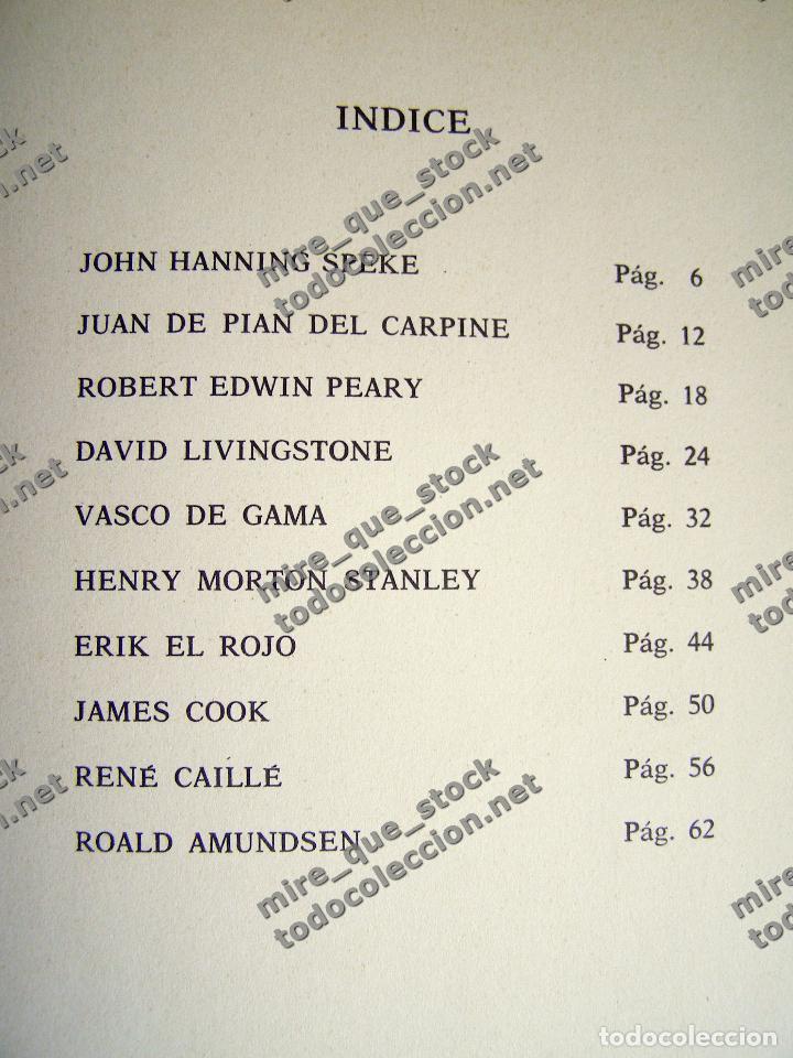 Libros de segunda mano: GRANDES EXPLORADORES - EDICIONES PALABRA - 1971 - Foto 10