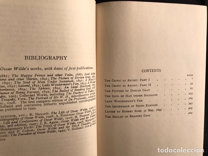 Libros de segunda mano: Oscar Wilde. Plays, prose, writing and poems. - Foto 4