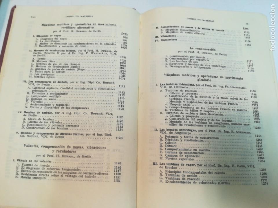 Libros de segunda mano: H. DUBBEL Manual del constructor de m&aacute;quinas. Tomo II S921T - Foto 10