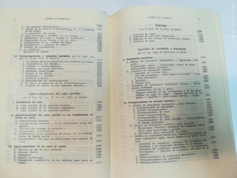 Libros de segunda mano: H. DUBBEL Manual del constructor de m&aacute;quinas. Tomo II S921T - Foto 11