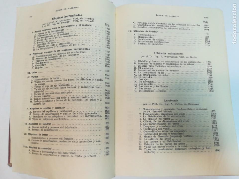 Libros de segunda mano: H. DUBBEL Manual del constructor de m&aacute;quinas. Tomo II S921T - Foto 12