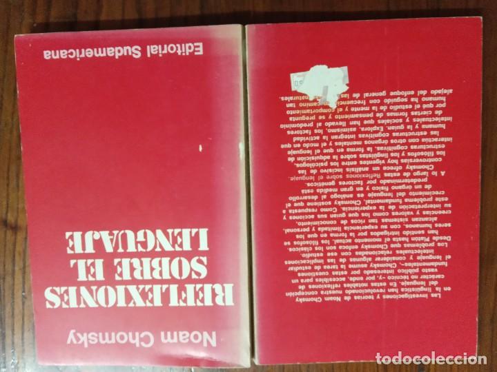 Libros de segunda mano: Reflexiones sobre el lenguaje- Noam Chomsky. - Foto 2