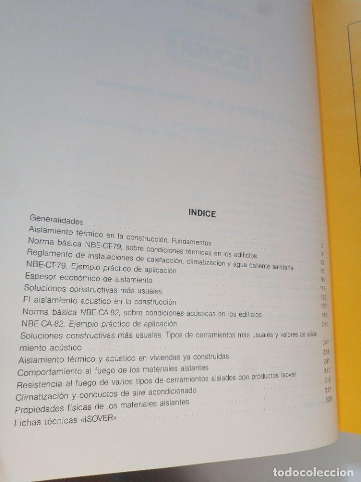 Libros de segunda mano: MANUAL DE AISLAMIENTO. ISOVER - Foto 2