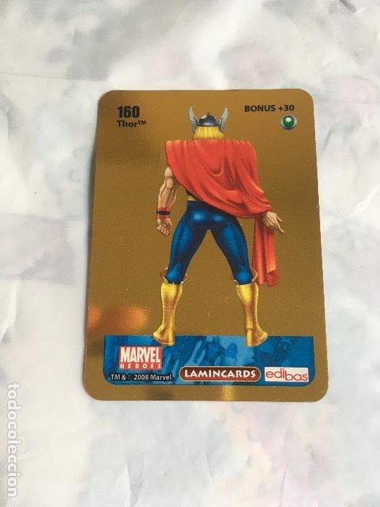 Libros de segunda mano: 33. CROMO MARVEL H&Eacute;ROES THOR - Foto 2