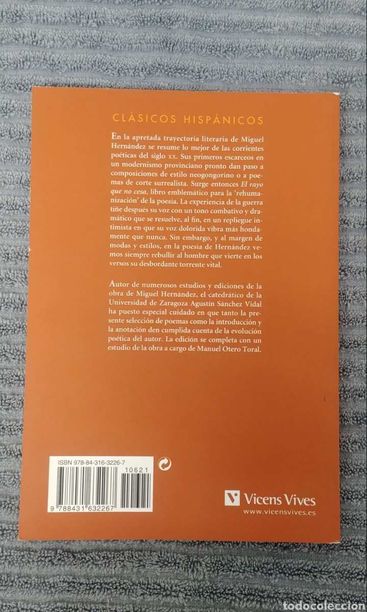 Libros de segunda mano: Antolog&iacute;a po&eacute;tica. Miguel Hern&aacute;ndez - Foto 2
