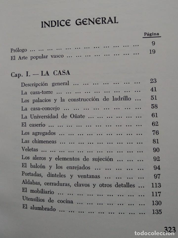Libros de segunda mano: ARTE POPULAR VASCO -- LUIS PEDRO PE&Ntilde;A SANTIAGO - Foto 7